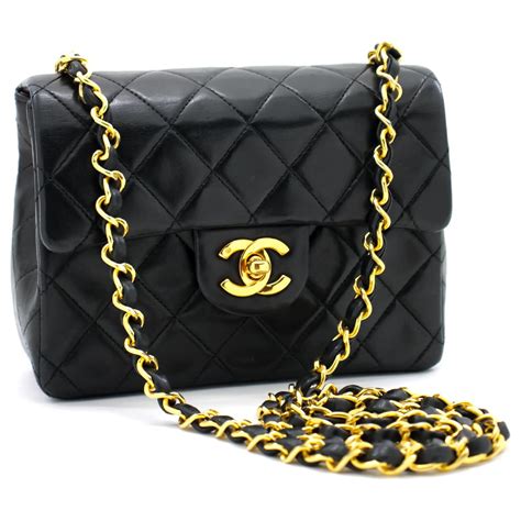 borsa chanel nera e oro|chanel borse shop.